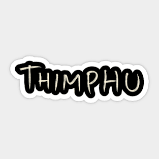 Thimphu Sticker